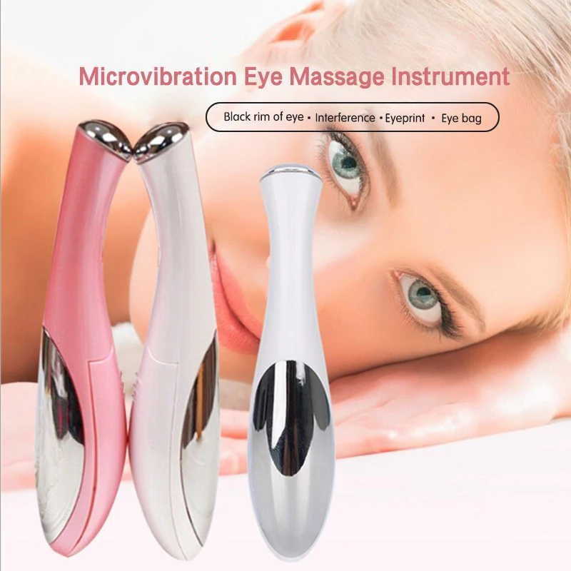 Electric Eye Massage Vibration Mini Eye Massager Device Pen Removal Wrinkle Dark Circle Puffiness Removal Eye Care Tool