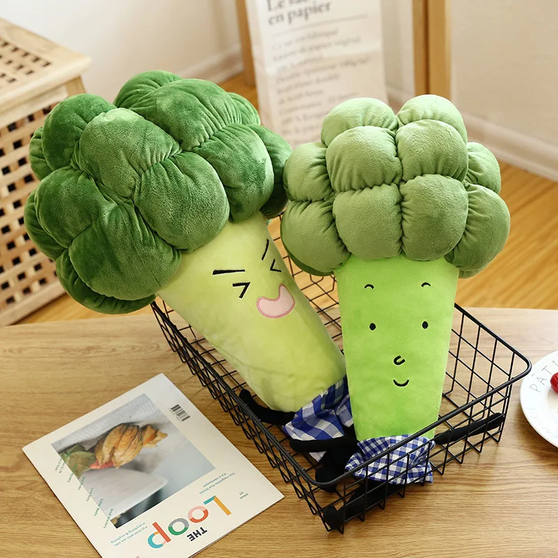 1pc 55 / 65cm cartoon vegetable plush toy creative broccoli plush pillow children soft stuffed toys children birthday gift WJ126 1pc 35cm 65cm new kawaii soft unicorn cat plush toy down cotton stuffed squish pink white unicorns dolls children birthday gift