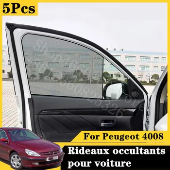 

For Peugeots 4008 2012-2020 2.0L 4WD fashion model card type magnetic car curtain sun shade car window shade car styling