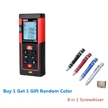 UNI-T UT392B лазерный дальномер 100 м лазерный дальномер для измерения площади и объема с пузырьками уровня