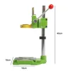 Electric power Drill Press Stand table for Drills Workbench Clamp for Drilling Collet 35 43mm 0 90 degrees Yellow Green ► Photo 2/6