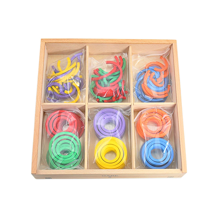 Baby Toys Froebel Teaching Aids 15 Sets Wood Box Teaching Tools Early Learning Educational Preschool Training Toys for Children