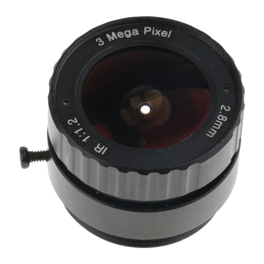 Металл 2,8 мм F1.2 3Megapixel IR фиксированная камера Объективы для видеонаблюдения CS ручное крепление для CCD Камера s формат 1/3 дюйма