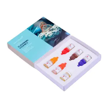 

6pcs 5ml Lipstick Lip Gloss Makeup DIY Lipstick Essence Handmade Food Grade Aroma Fruit Flower Fragrance Flavor Essence