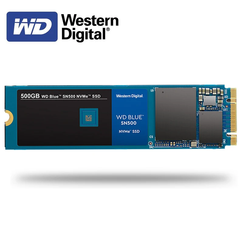 Western Digital WD Blue SN500 SSD Drive 250 ГБ 500 Гб M.2 2280 NVMe PCIe Gen3 * 2 Внутренний твердотельный