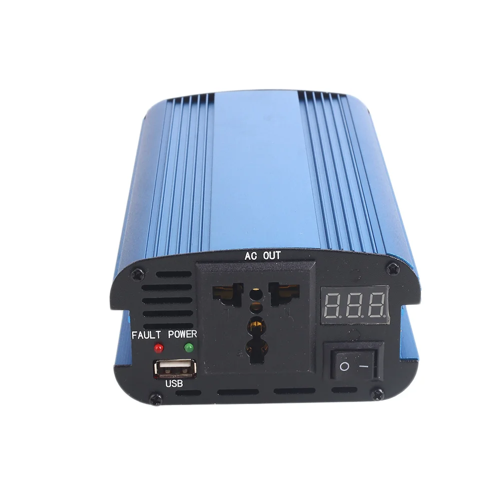 High Performance Car Inverter HDTV Travel DC24V To AC220V 600W Portable USB Output Solar Power Inverter Converter