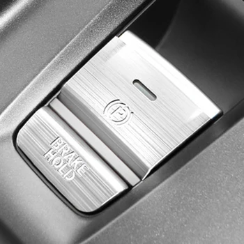 

Aluminum For Honda Accord 2018 2019 2020 Gear Accessories P Gear Brake Hold Frame Handbrake Button Stickers Trim