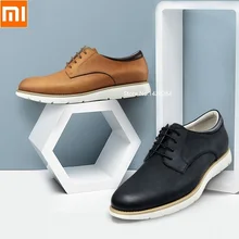 Xiaomi Devil/мужская легкая деловая кожаная обувь; медленно ударопрочная износостойкая Роскошная повседневная обувь из воловьей кожи; дышащая обувь без застежки