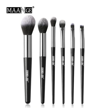 

6pcs Professional Make up Brushes set plastic handle Powder Brush Kit Face Brush drop shipping