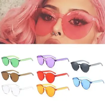 

Fashion Retro Frameless Sunglasses Sun Glasses Lens Sunglasses Women Men Eyewear Frame Driver Goggles Car Accessories