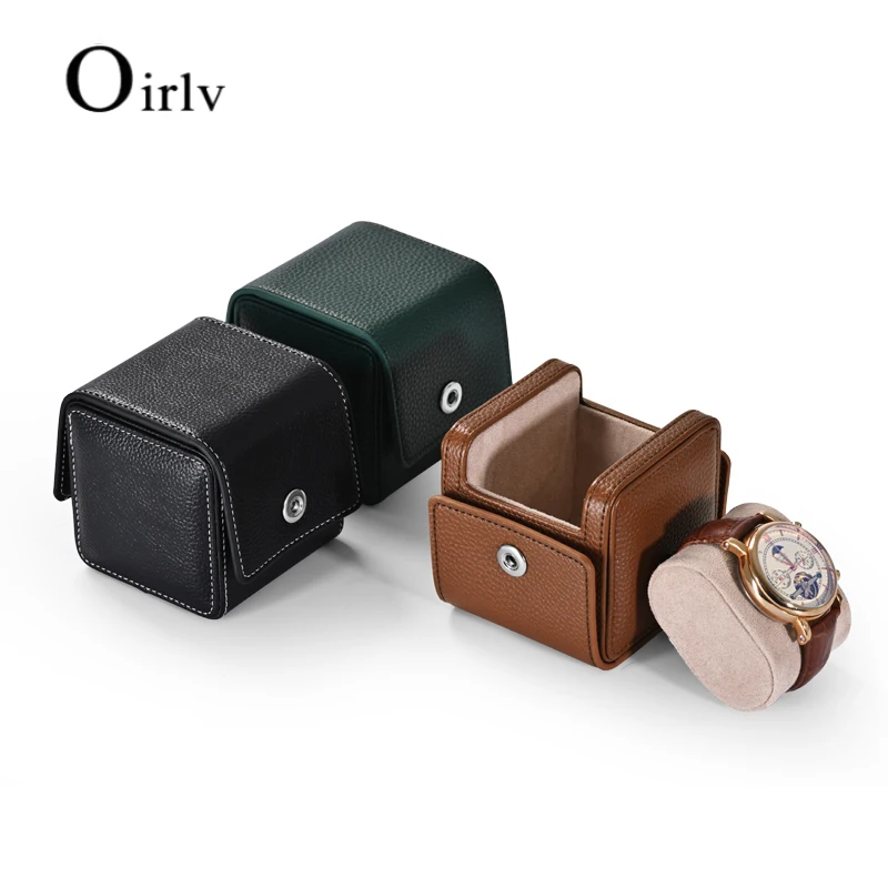

Oirlv новый оригинальный дизайн PU кожаный Органайзер для часов сумка 8,5*9*9 см ювелирный пакет на заказ для мужчин и женщин