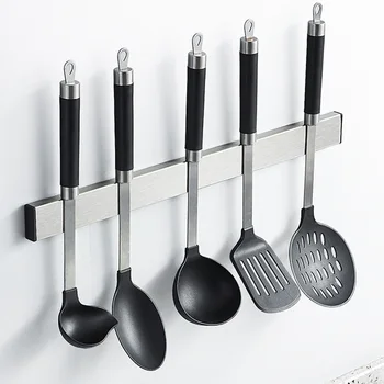 

Magnetic Wall Mount Stainless Steel Storage Rack Stable Space Saving Restaurant Screw Free Kitchen Chopper Home Rustproof Holder