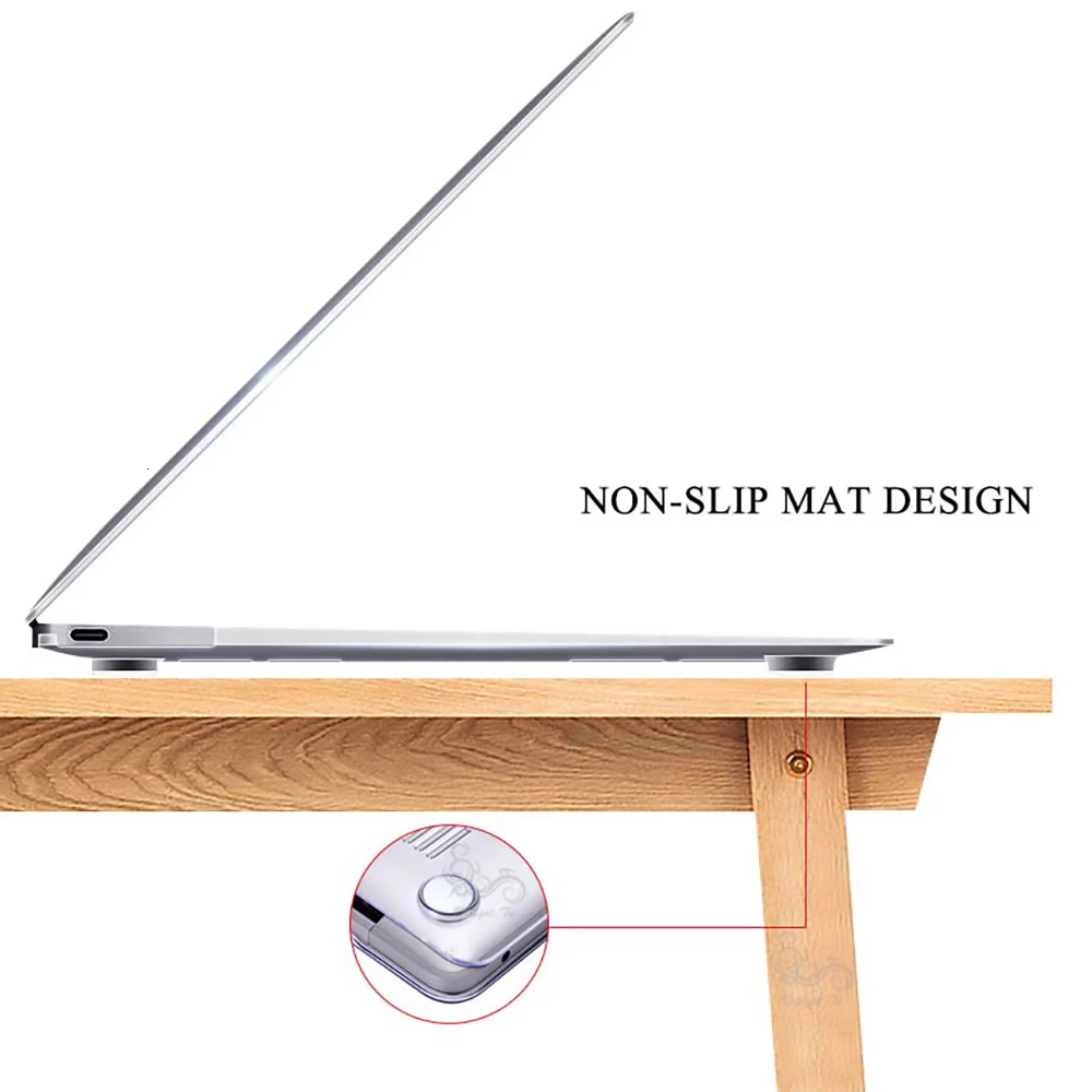Новый чехол для Apple MacBook Air 13 дюймов A1932 ноутбука 2019 Pro retina 15 Touch bar A1989 A2159 Жесткий