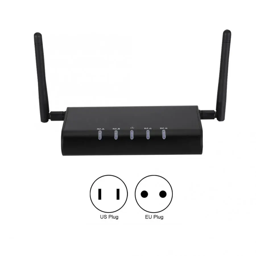 

microfone 100-240V 907.7~926.15MHz 1 in 4 Professional Handheld Wireless Mic Kit Microphone for Karaoke Weddings Public