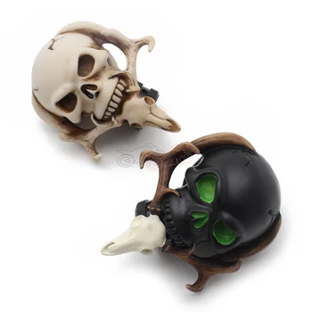 

Skull Style Resin Car Gear Knob Handles Gear Shift Knob Manual Shifter Shift Lever Knob Handbrake Covers Universal For All Car