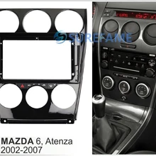 9 дюймов Автомобильная панель безопасности для MAZDA 6, Atenza 2002-(с материнской платой переменного тока) Переходная панель Dash комплект адаптер ободок консоль пластина