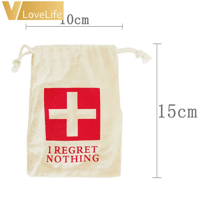 Женская хлопковая Сумочка для девичника 10x15 см 12 шт.|supply bag|supply kitsupplies wedding |