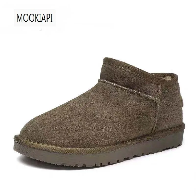 Australia's latest short-barreled men's shoes in, real sheepskin, natural wool, the highest quality men's snow boots, free