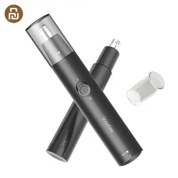 

ShowSee Electric Nose Hair Trimmer Removable Washable Double-edged 360° Waterproof Rotating Cutter Head Safe Face Care