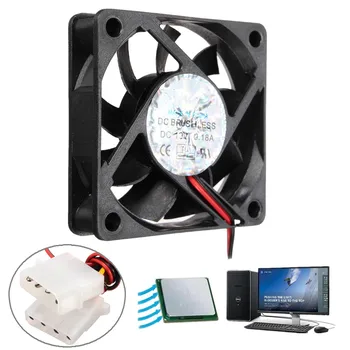 

Computer Case Cooling Fan 60*60*15mm 4 Pin Low Noise Silen PC Computer Case Fan Cooler Radiator