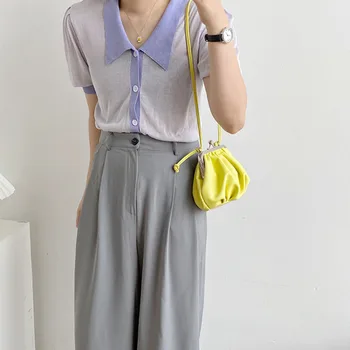 

Mini Shell Bag Pleated Vintage Japanese Niche Design Soft Mini Crossbody One-shoulder Bag 2020 New Women A538