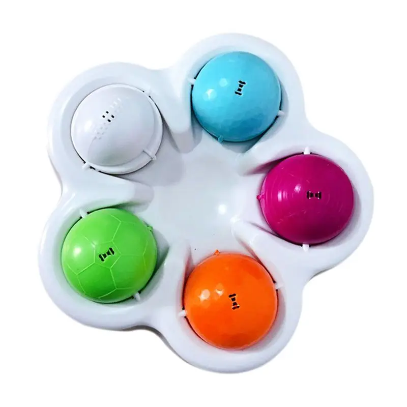 Funny Pet Toys Cat Crazy Ball Disk Interactive Amusement Plate Pet Cat IQ Training Toy 360 Rotating Food Puzzle Plate
