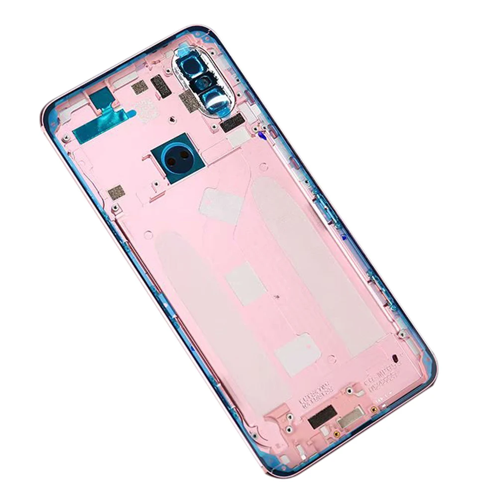 Корпус для Xiaomi mi A2 mi 6X батарея Дверь Металлическая задняя крышка телефон запасные части чехол с кнопочная панель