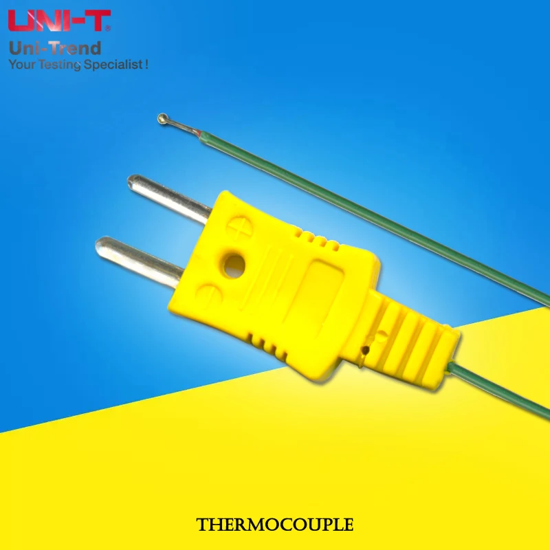 

UNI-T UT-T01 термопара; Термопара типа K/подходит для большинства измерителей термопары типа K, таких как UT320A / UT320D