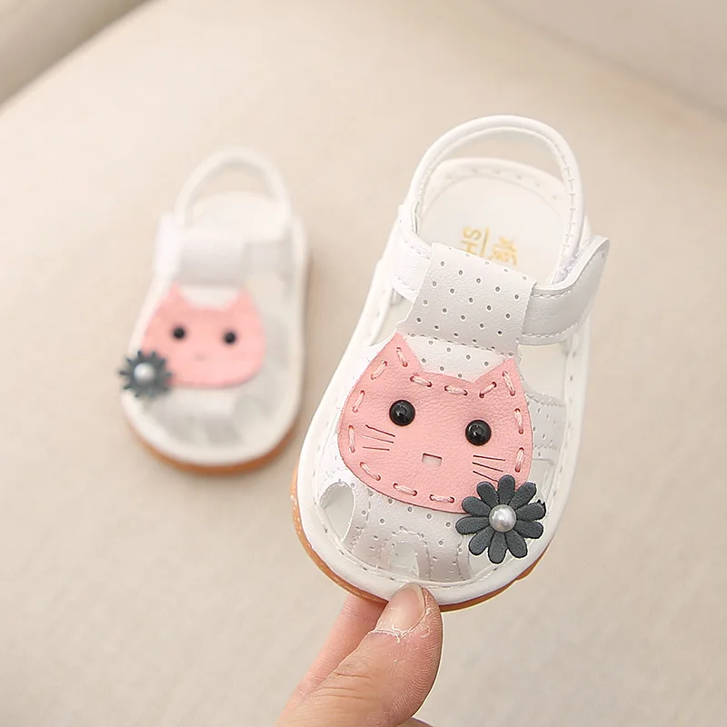 Сандалии для малышей от 0 до 12 месяцев; Летняя обувь из мягкой искусственной кожи для маленьких мальчиков и девочек - Цвет: Бежевый