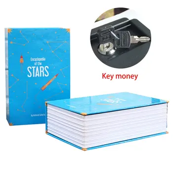 

Creative Safe Deposit Box Mini Home Storage Box Safe Cabinet Craft Book Password Key Box Insurance Box