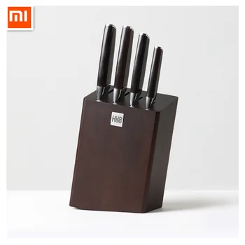 

5 Pcs/set Original Xiaomi Huohou Composite Steel Knife Stainless Steel Kitchen Knife Slicing Chef Chopped Bone All-purpose Knife