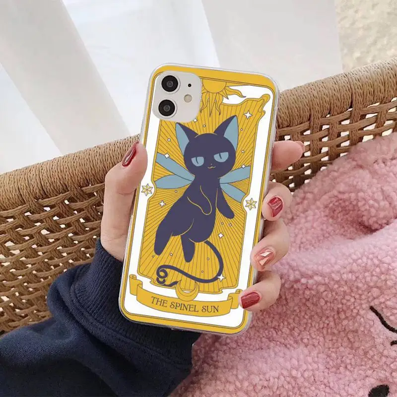 Cardcaptor Sakura Magic wand Moon Phone Case for iphone 13 8 7 6S Plus X 5S SE 2020 XR 11 12 mini pro XS MAX iphone 13 pro max case clear