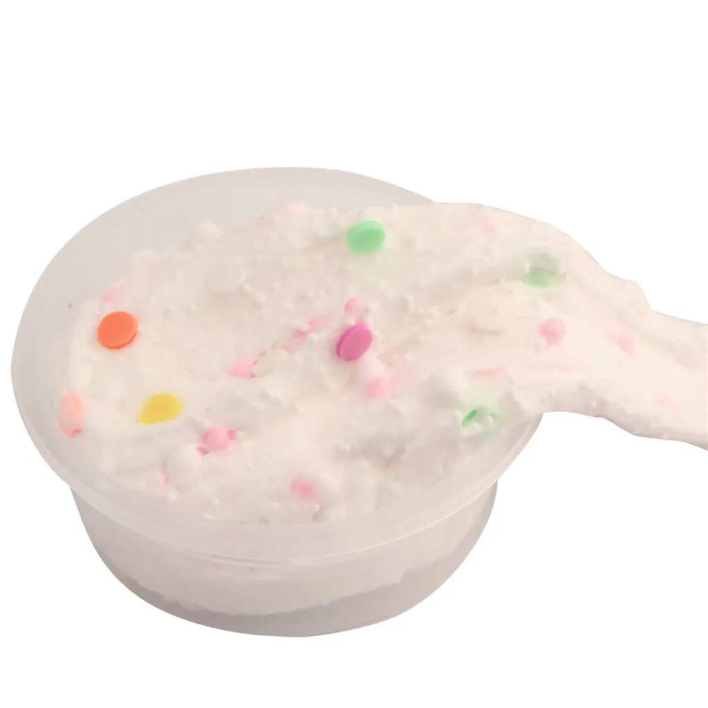 Fluffy Slime Supplies Stress Relief Toy Child Creativity Imagination Education toy Beautiful Color Colorful Slime toys #A
