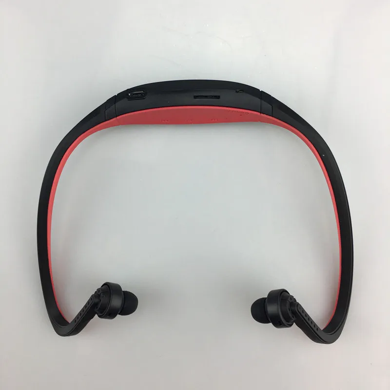 HEONYIRRY S9 Bluetooth гарнитура с шейным ремешком беспроводные наушники спортивные портативные наушники SD/TF карты вкладыши с микрофоном музыкальный плеер