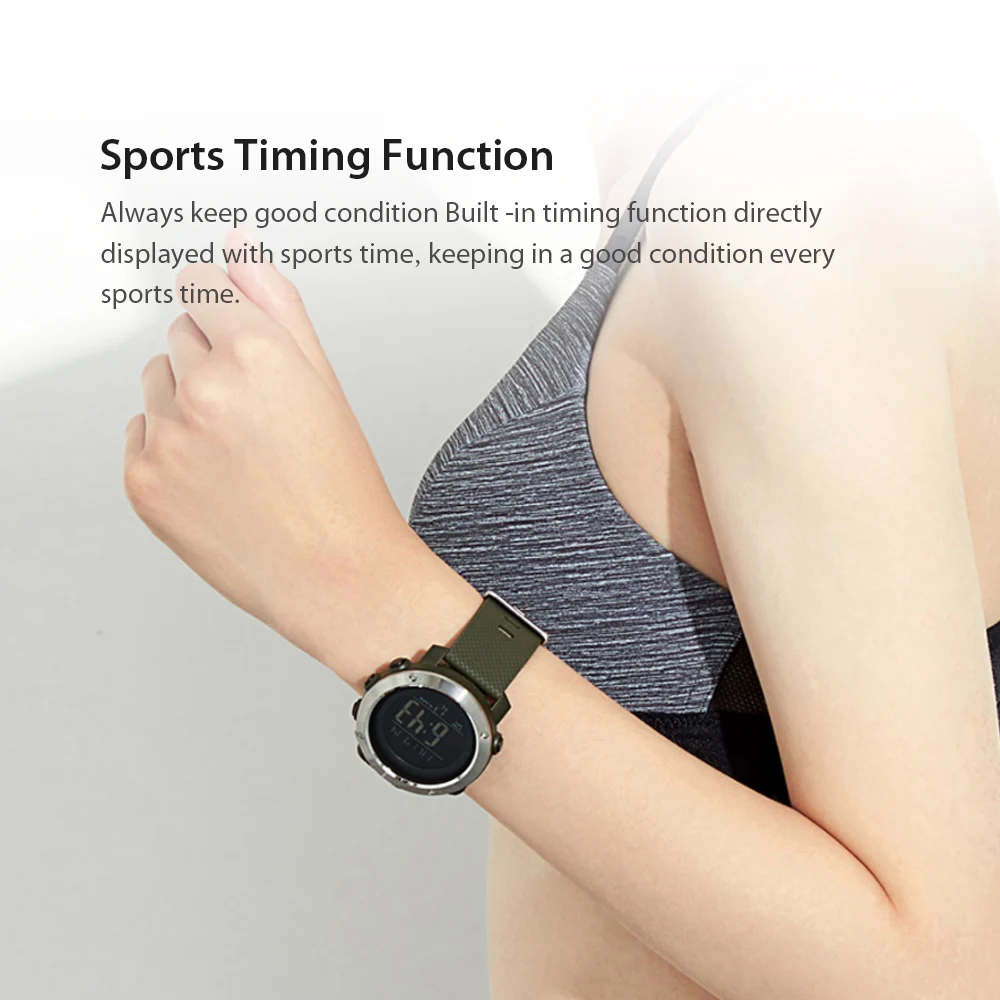 Xiaomi ALIFIT цифровые часы водонепроницаемые умные часы мужские светящиеся часы с подсветкой Календарь Будильник Секундомер обратный отсчет спортивные часы