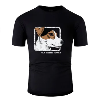 

Create Funny Casual Dogs Jack Russell Men's Tee Shirt Woman Crew Neck Men's Tshirt Gents Plus Size S-5xl Tee Tops