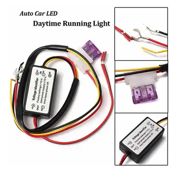 

Car LED Switch Relay Wire LED Daytime Running Light Automatic on/off Controller Module DRL Relay TDO Car Accessories