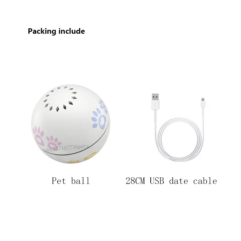 Xiaomi Petoneer Pet Smart Companion игрушка для кошки в виде шара Встроенная кошачья коробка неправильная прокрутка забавный кот артефакт Умная игрушка для домашних животных - Цвет: White