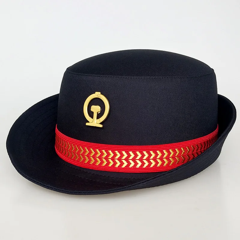 Ladies Hats Women Uniform Cap Headband Outdoor Camping Travel Hats Stage Performance Cospaly Hat Railway Flight attendant Caps