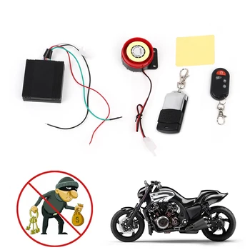 

Scooter Car Security Alarm System Remote Control 12V Anti-theft Motorcycle Bike