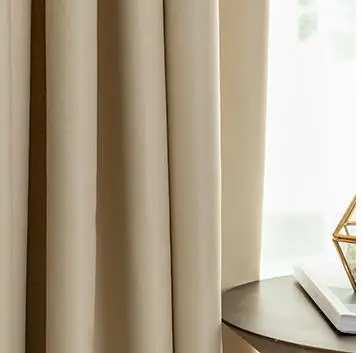 Beige Cloth Роскошный европейский светильник высокого качества с вышивкой из пряжи, затемненные шторы в пол для гостиной, вышитый золотой нитью Тюль T288#4 - Цвет: Beige Cloth