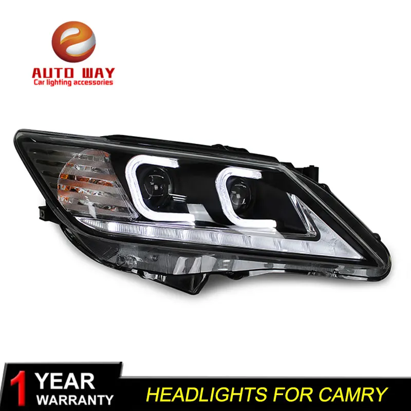 Car Styling Head Lamp case for Toyota Camry Headlights 2012- Headlights Toyota Camry Headlight DRL Double Beam Bi-Xenon HID