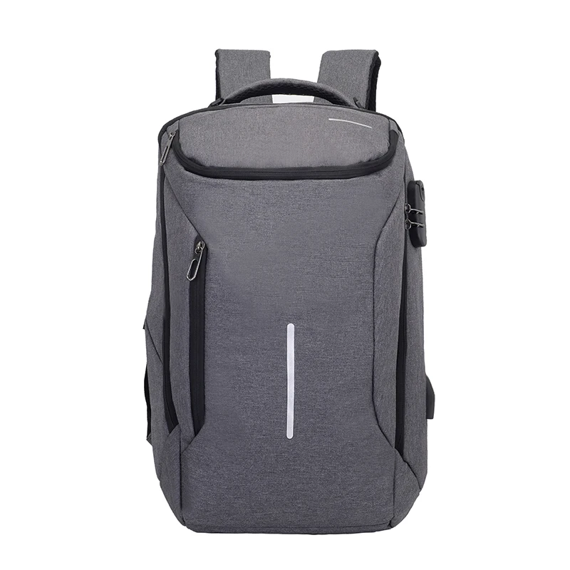 Рюкзак мужской многофункциональный водонепроницаемый с USB-зарядкой и защитой от