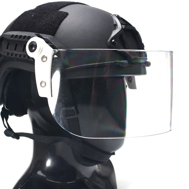 FAST HELMET ブラック マイク付き Emersongear Tactical Helmet MK Style Protective Gear M-Lok
