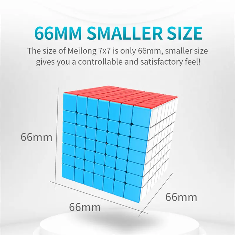 MoYu Cubing класс Meilong 7x7x7 магический скоростной кубик Профессиональный без наклеек головоломка кубики Развивающие игрушки для детей Cubo Magico