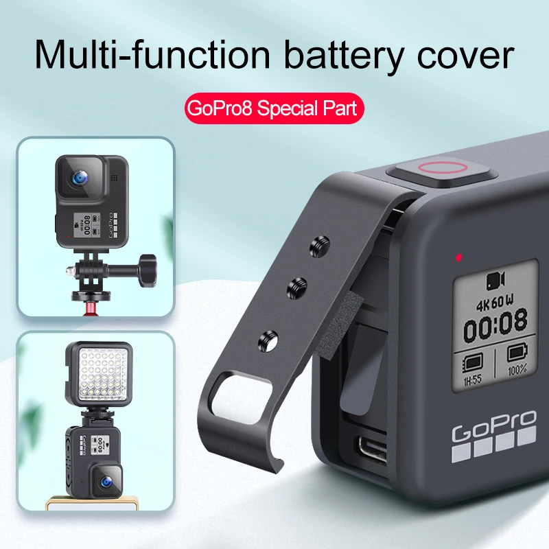 Обновление для GoPro Hero 8 черный USB боковая крышка крышки запасная часть C HDMI ремонт