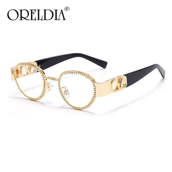 

Vintage Round Diamond Sunglasses Men 2020 New Luxury Women Oval Crystal Wood Glasses Fashion Eyewear UV400 Gafas de sol mujer