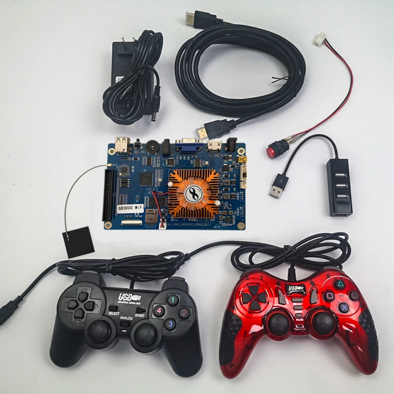 IYO Pandora Box 3D Wifi 4018 игры ретро видео печатная плата + 2 шт Геймпад USB сплиттер HDMI
