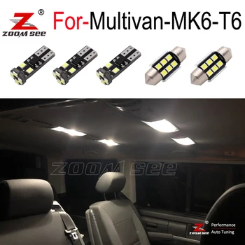 

17pcs LED trunk bulb + LED Interior reading dome map Lights Kit for VW Accessories for Multivan MK6 T6 ( 2016 +)