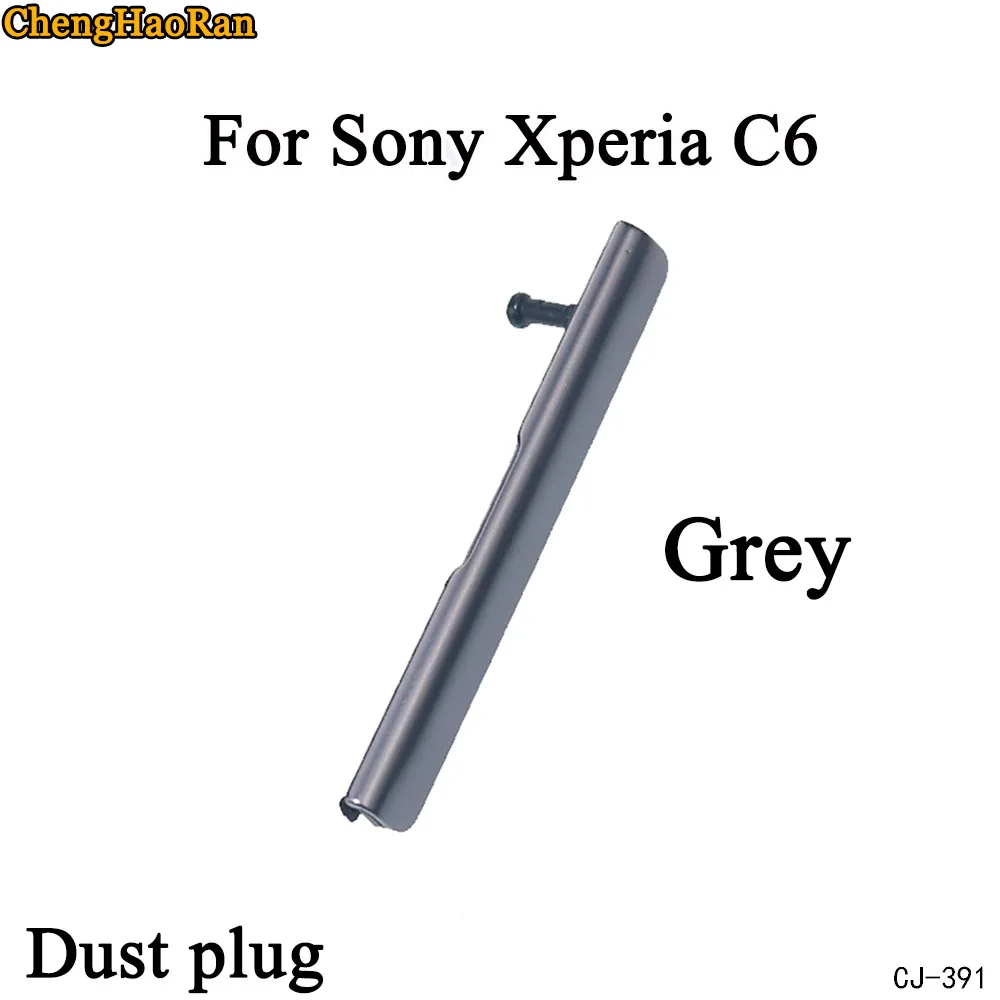 ChengHaoRan микро CD USB разъем для зарядки пылезащитный чехол для sony Xperia M36H Xperia C6 пылезащитный Разъем sim-карты